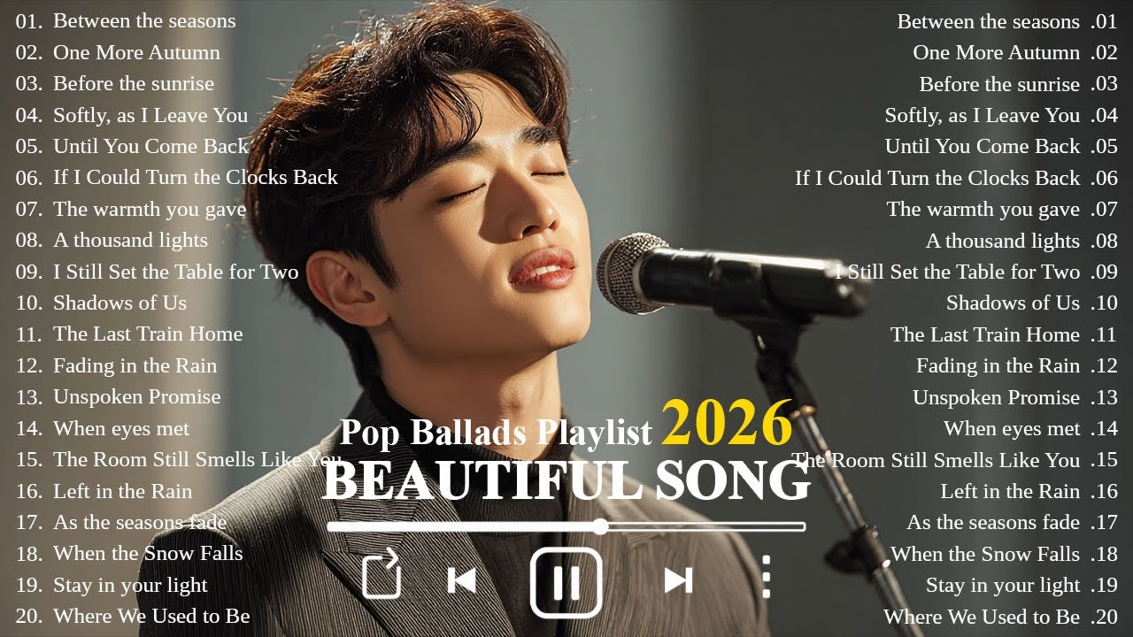 Romantic Ballads Love Songs 2026 | Beautiful & Relaxing Love Songs | K-Drama OST Mood