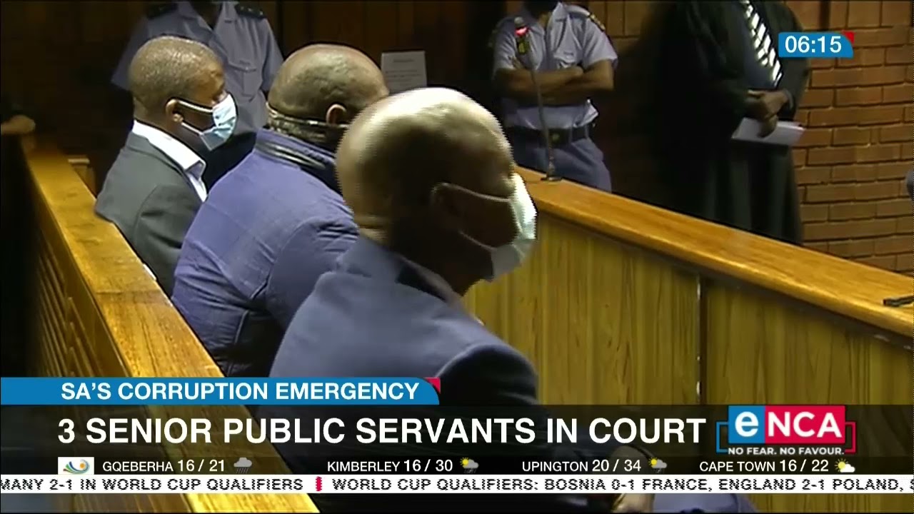 SA Corruption | 3 senior public servants in court