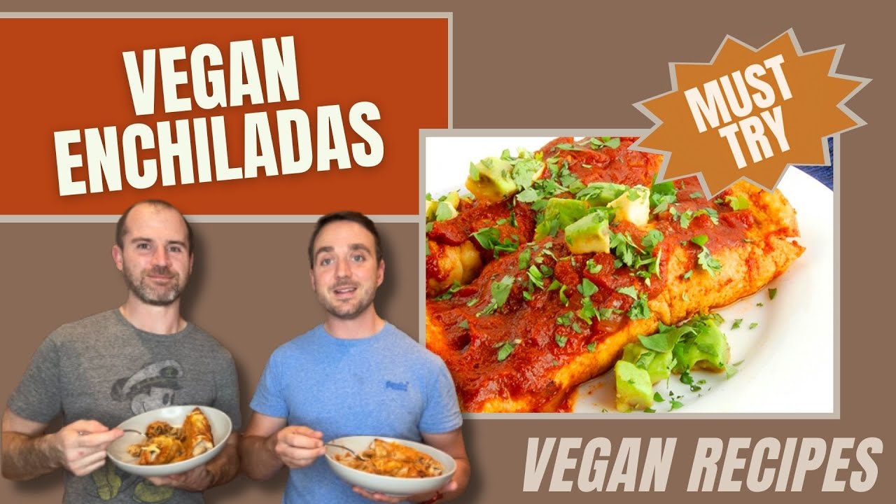 Level Up Your Vegan Recipes: Tofu and Mushroom Enchiladas | TheHealthy Habit #vegan #veganfood
