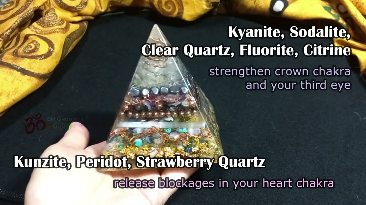 Quick view: Orgone Pyramid for your Crown Chakra and Third Eye