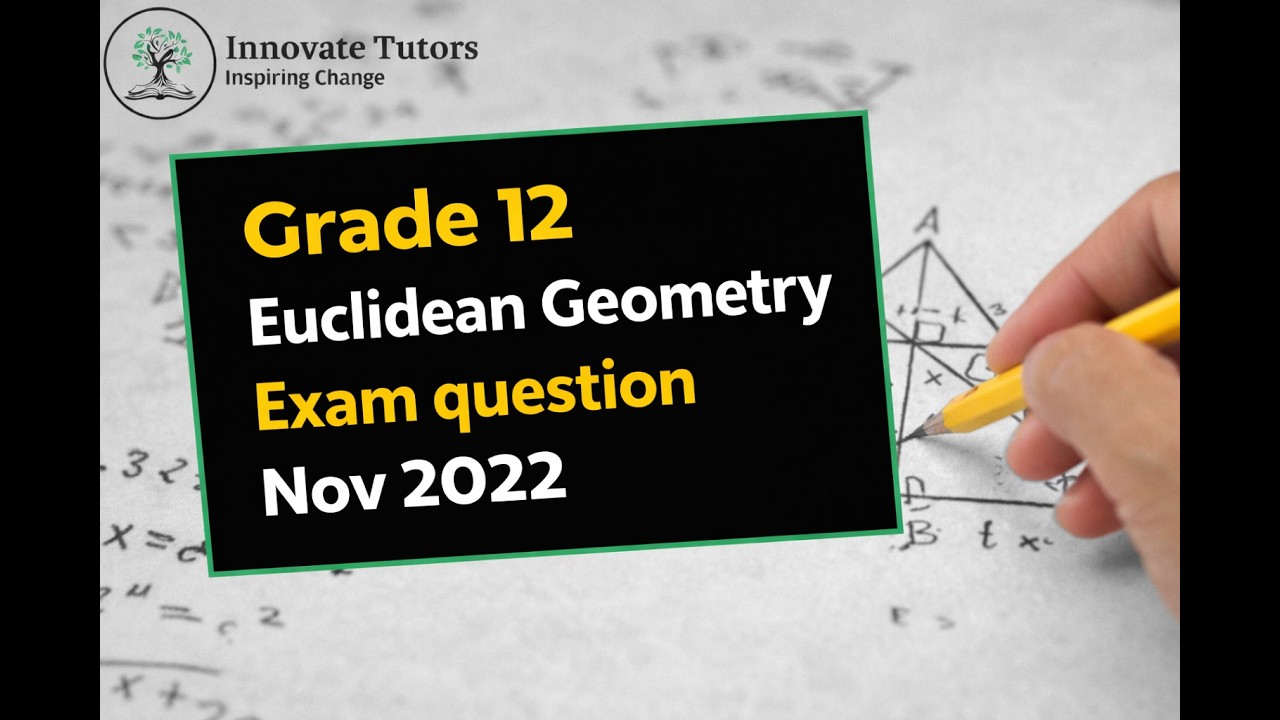 Grade 12 Euclidean Geometry Exam question [ Similarity ]