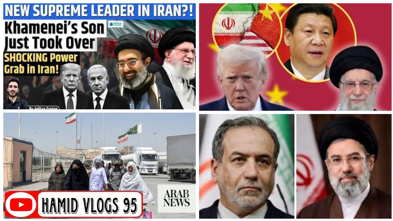 China about Iran supreme leader,Iran foreign minister, Trump about new supreme leader, Pakistan iran