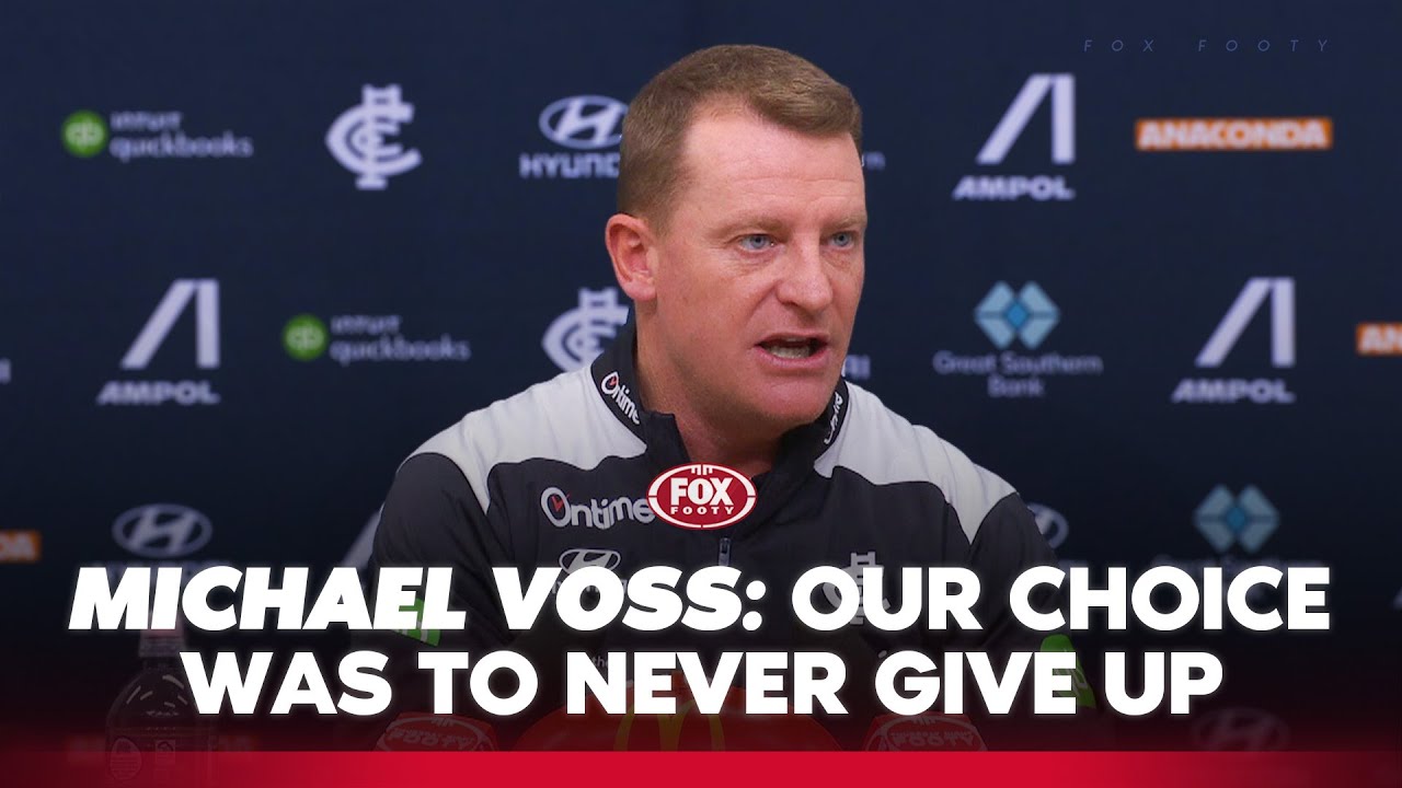 'We could've given the season away' - Voss opens up on final game victory | Fox Footy
