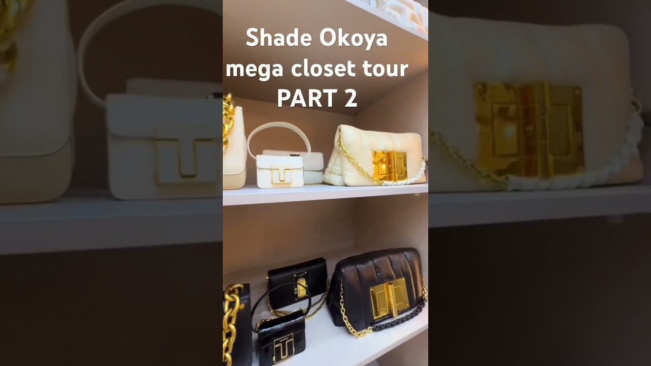 Shade Okoya mega closet tour 
