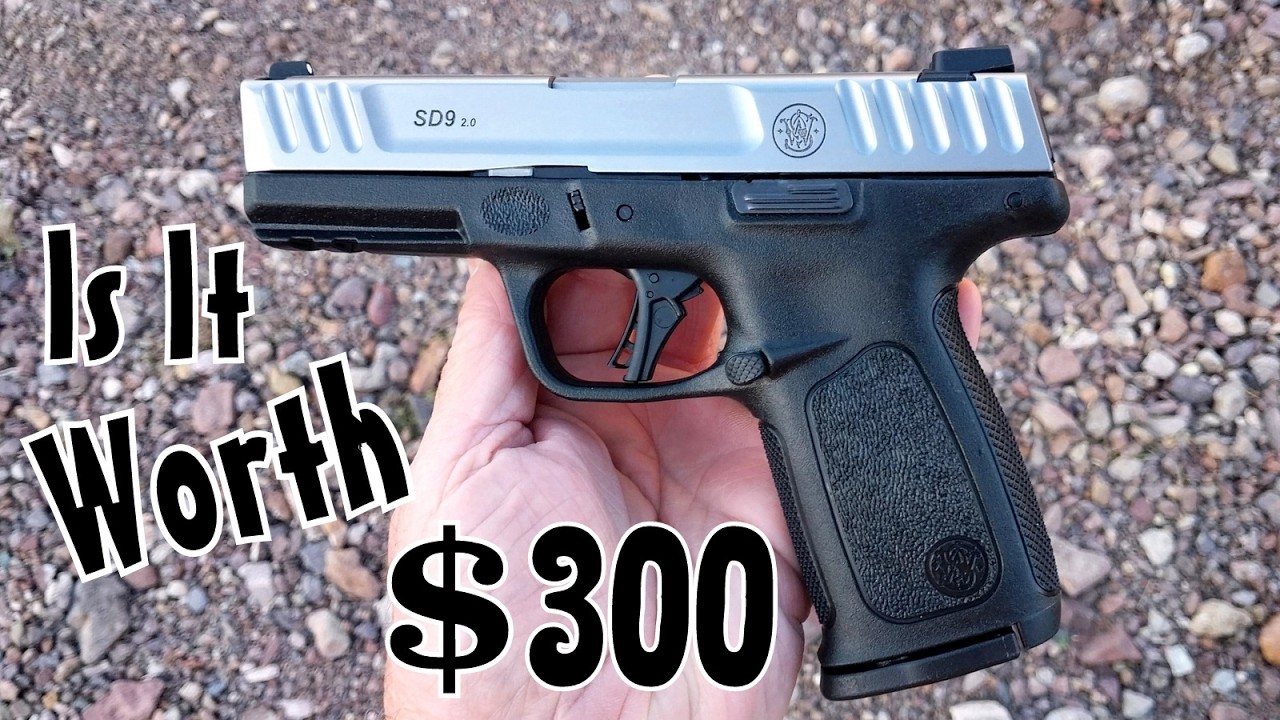 Самый дешевый полуавтоматический пистолет Smith & Wesson — SD9 2.0 — надежен ли он и стоит ли 300...