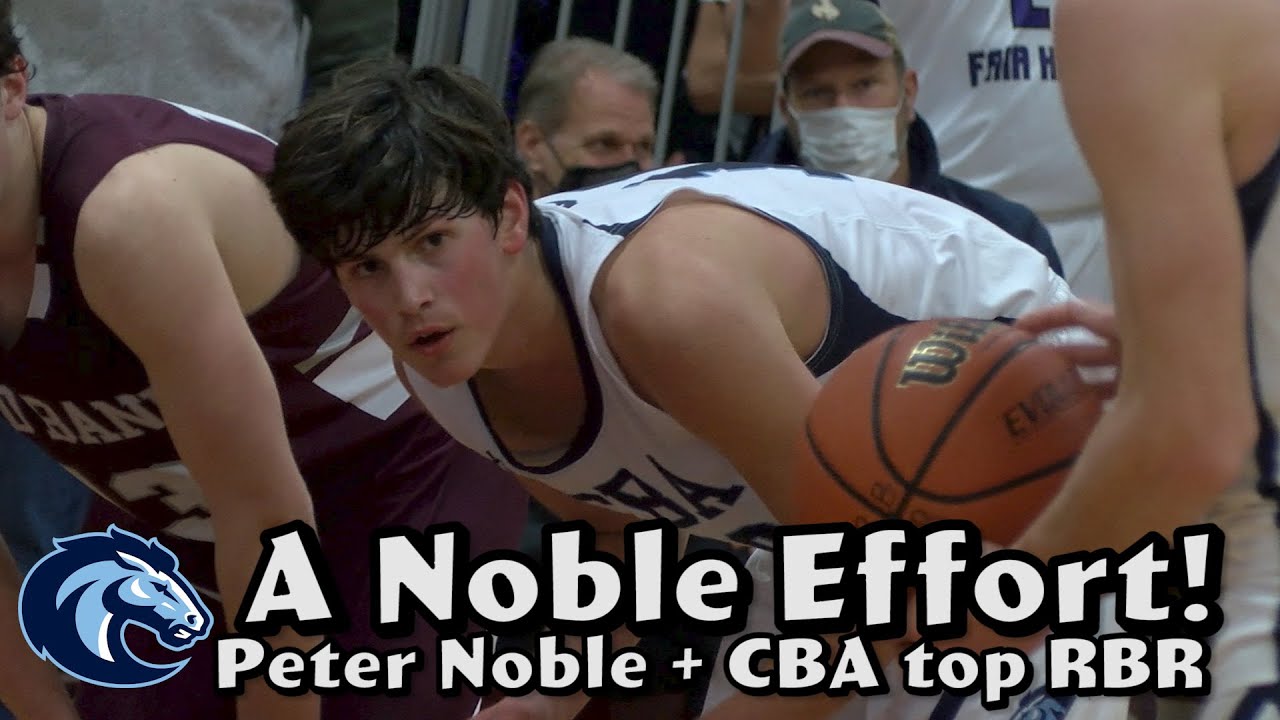 CBA 50 Red Bank Regional 43 | Albert E. Martin Buc Classic 1st Rd | Peter Noble 11 points