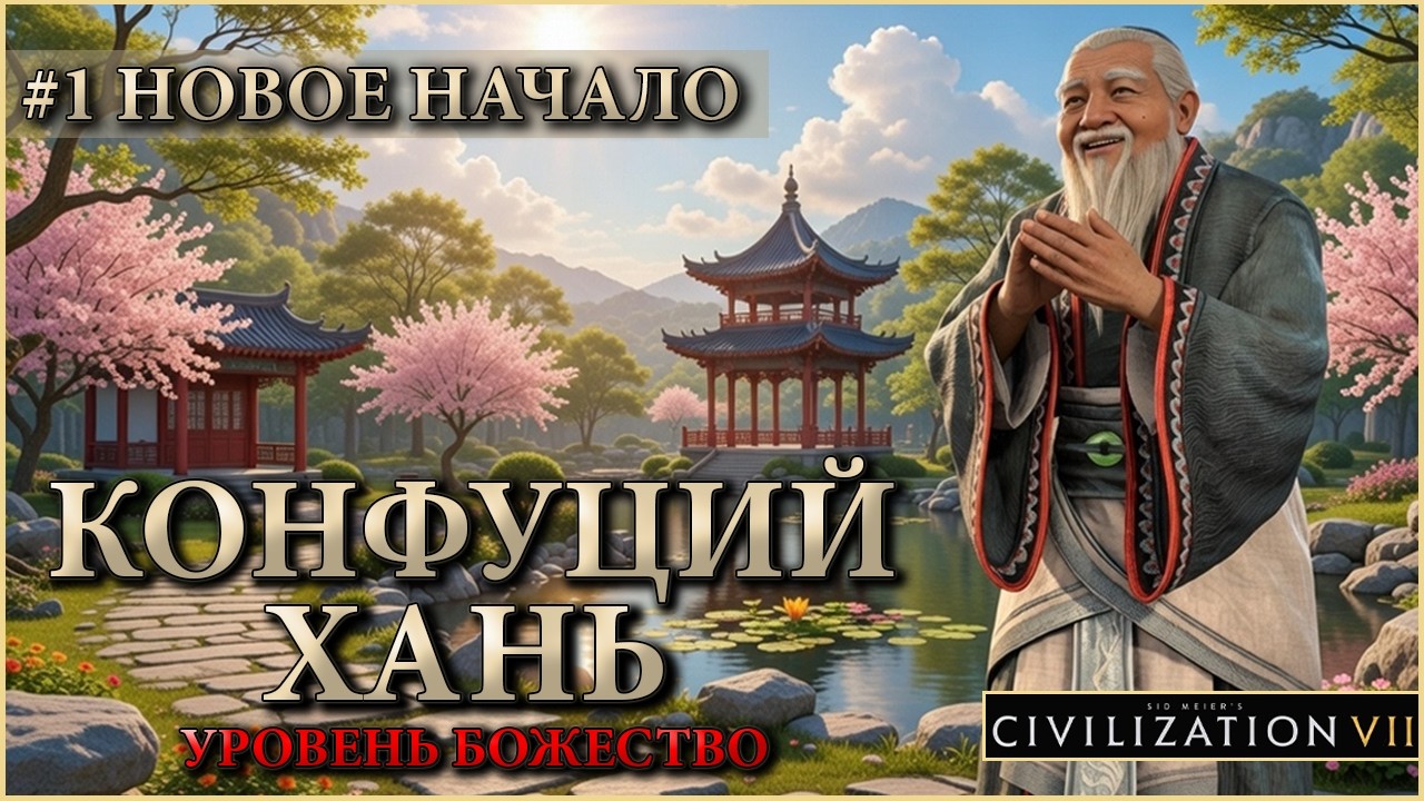 🌏 Sid Meier’s Civilization 7 | КОНФУЦИЙ | ХАНЬ | БОЖЕСТВО | 1 СЕРИЯ | НАУКА ПОБЕДЫ💥
