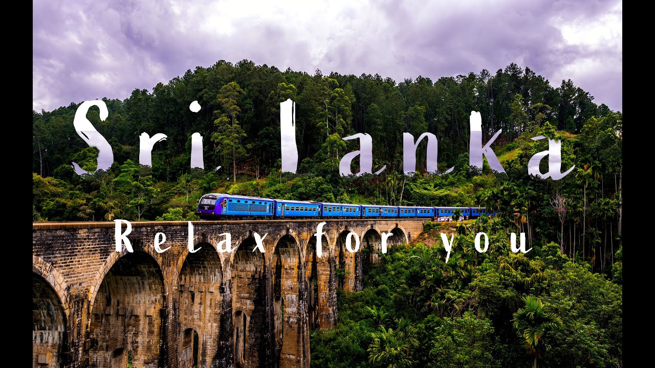 Sri Lanka Beautiful Island - 4K Relaxing Video,Ambient music, for Meditation,Study,Yoga,Sleep