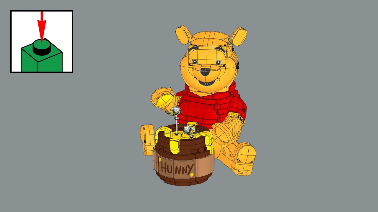 LEGO Disney 43300, Winnie the Pooh - инструкции по сборке