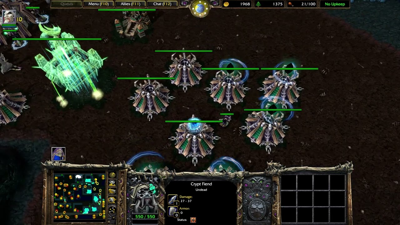 Warcraft 3: Нежить против нежити