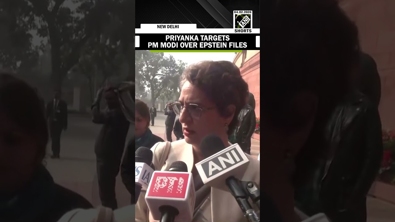 Priyanka Gandhi targets PM Modi over Epstein files, questions his relationship with Jeffrey Epstein