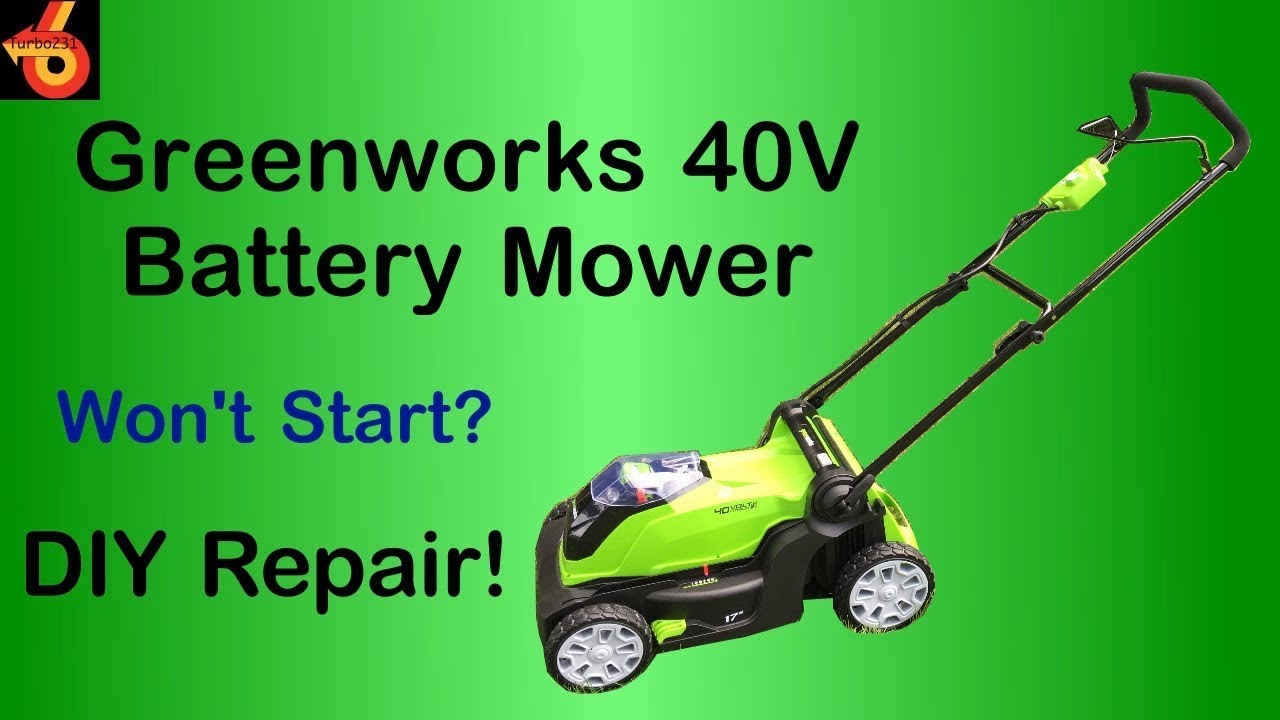 DIY Repair of Greenworks 40V Mower Won't Start