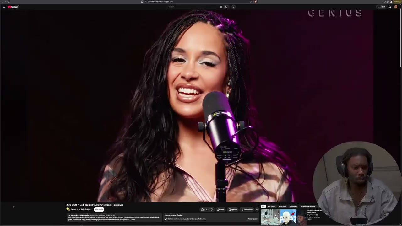 REAGEREN OP Jorja Smith &ldquo;I Lied, You Lied&rdquo; (Live Performance) | Open Mic | RAF4EVER