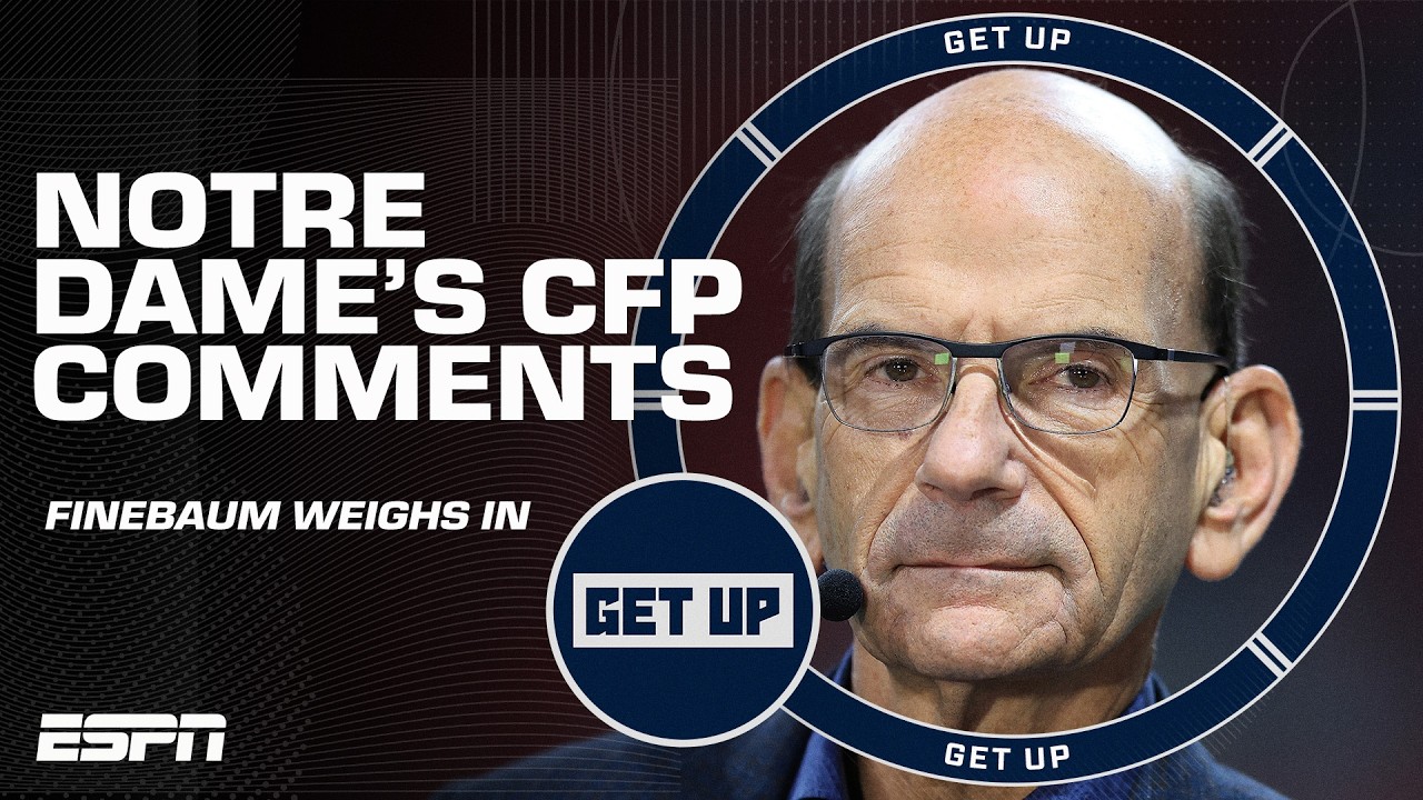 Paul Finebaum says ND's Pete Bevacqua has a MOTOR MOUTH! 'Were tired of hearing it!' | Get Up