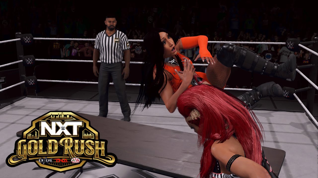 WWE2K25 NXT GOLD RUSH WEEK TWO - WINNER FACES NXT N.A CHAMPION - GAIL KIM VS ZARIA - EXTREME RULES