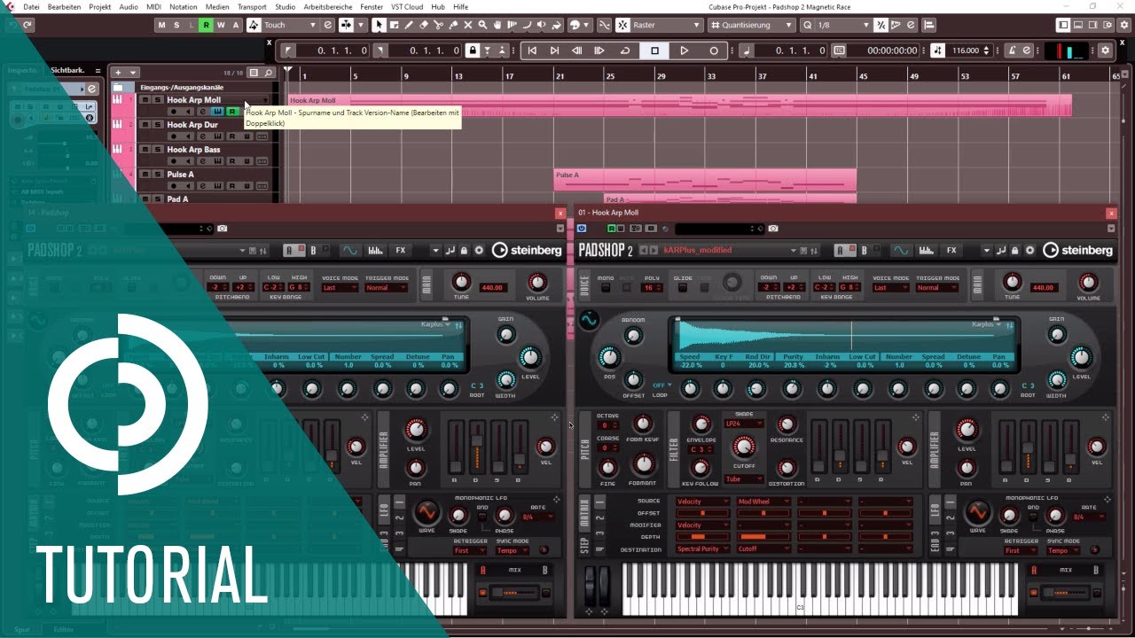 Walkthrough Demo Song Magnetic Race | Advanced Features in Padshop 2