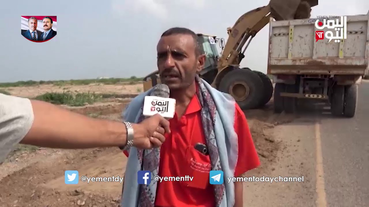 إعادة تأهيل الطريق الرئيس  بين الخوخة والمخا