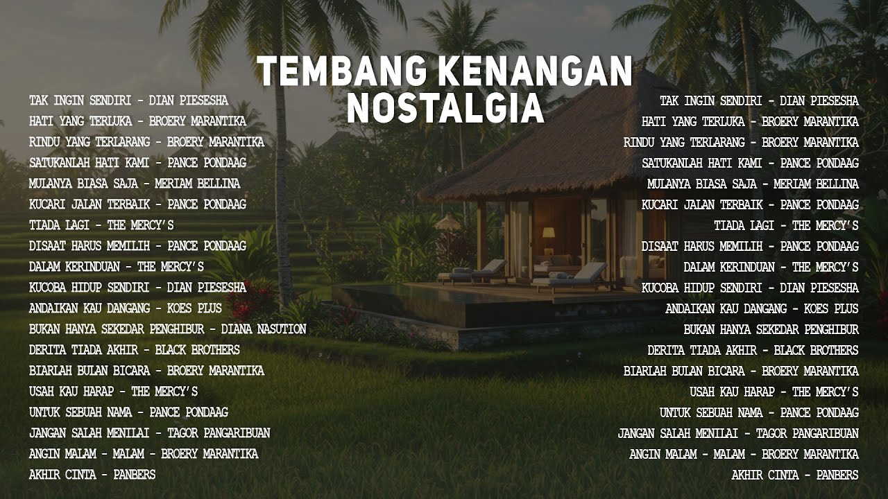 Kumpulan Lagu Nostalgia Tembang Kenangan || Cover Lagu Lawas Terpopuler & Terbaru 2025 - Full Album