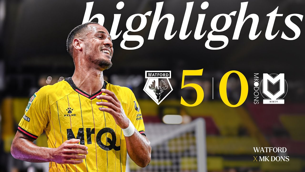 Ince Bags Hat-Trick In BIG WIN! 🤩 | Watford 5-0 MK Dons | Short Highlights