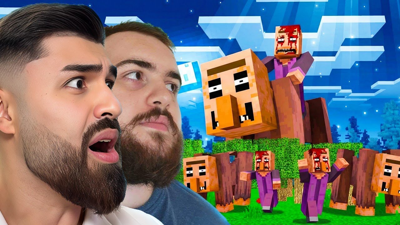 Minecraft სადაც უნდა გადავრჩეთ შეშლილი ვილიჯერისგან !! @QIMERAYT 