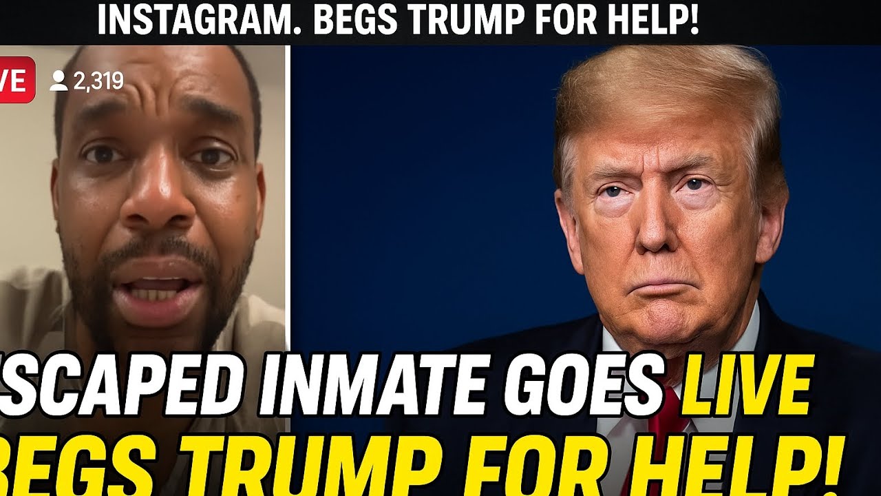 Escaped Inmate Goes Live on Instagram &mdash; Begs Donald Trump for Help! (Antoine Massey)