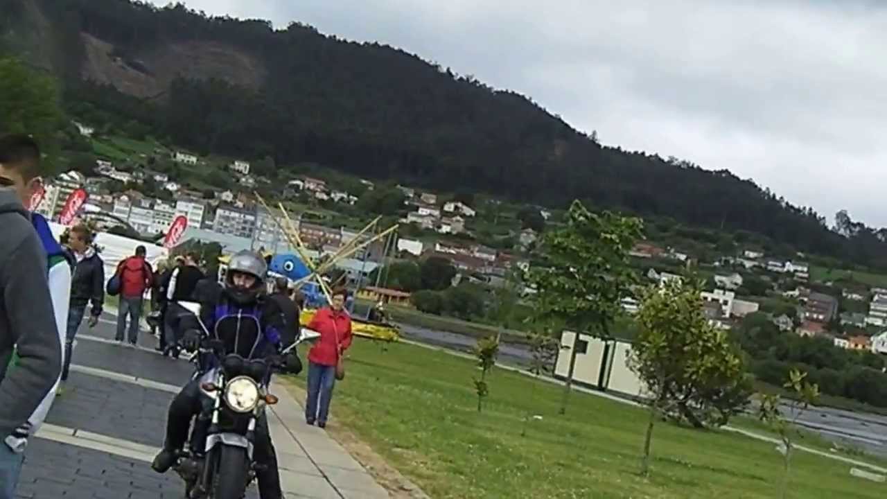 Concentración de motos en  Narón ( la Coruña )