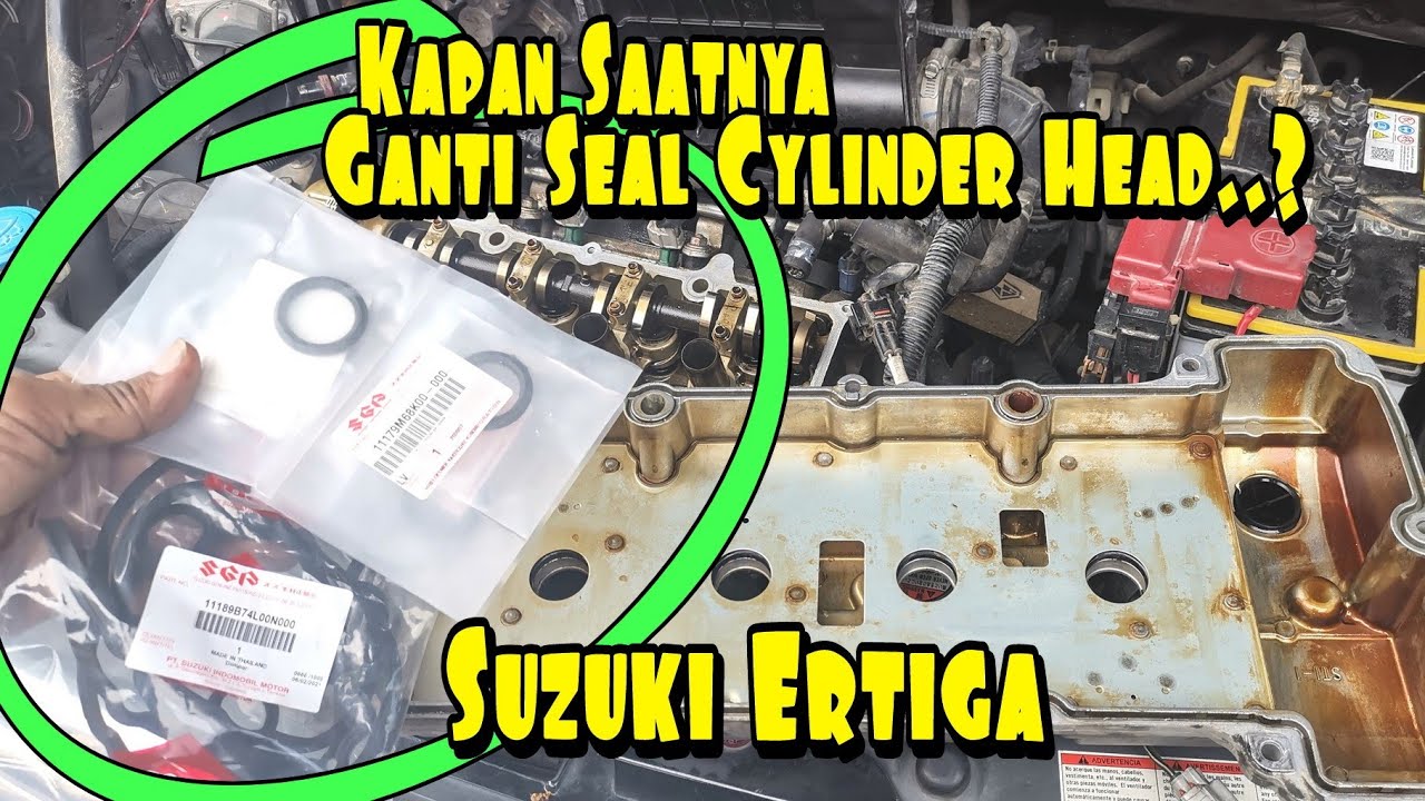 Cara Mudah Ganti Gasket Cylinder Head Cover  | How to Replace Cylinder Head Seal Suzuki Ertiga