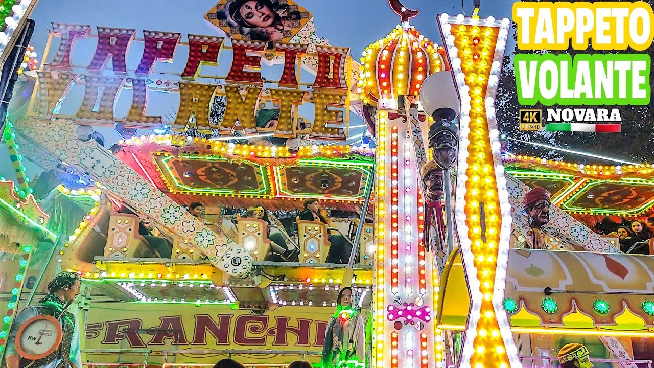 TAPPETO VOLANTE Ride - Giostre 2024 🇮🇹 Lunapark Delle Streghe 4K