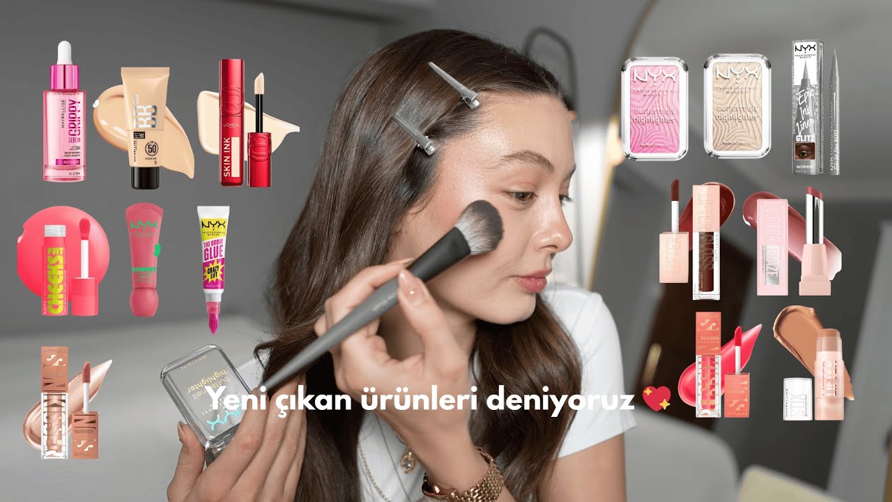 Yeni çıkan ürünleri deniyoruz! 🤎 L'oreal Paris, Maybelline, NYX ✨ - Begüm Bahar Demir