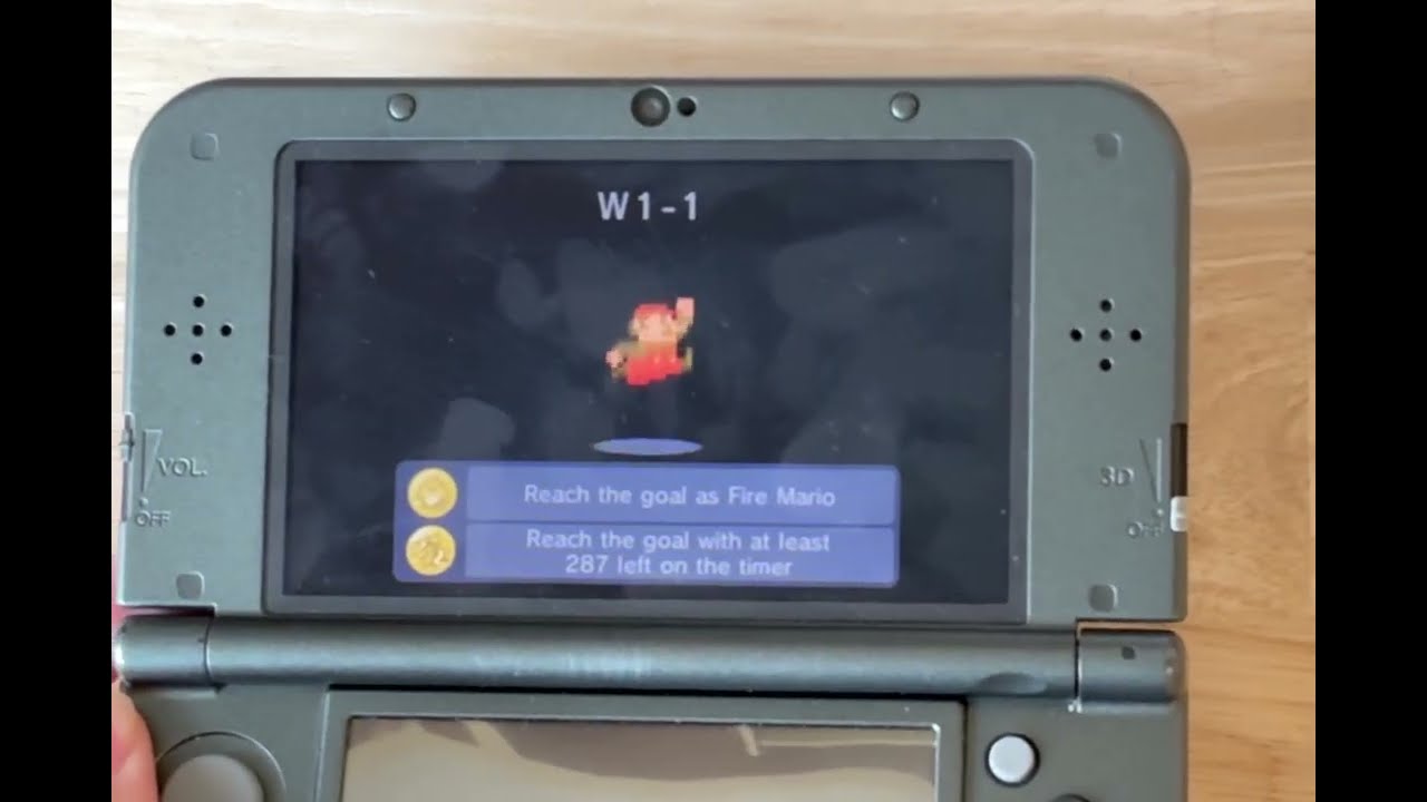 SMM3DS 1-1 100% IL in 28s (IGT: 283 + 289)