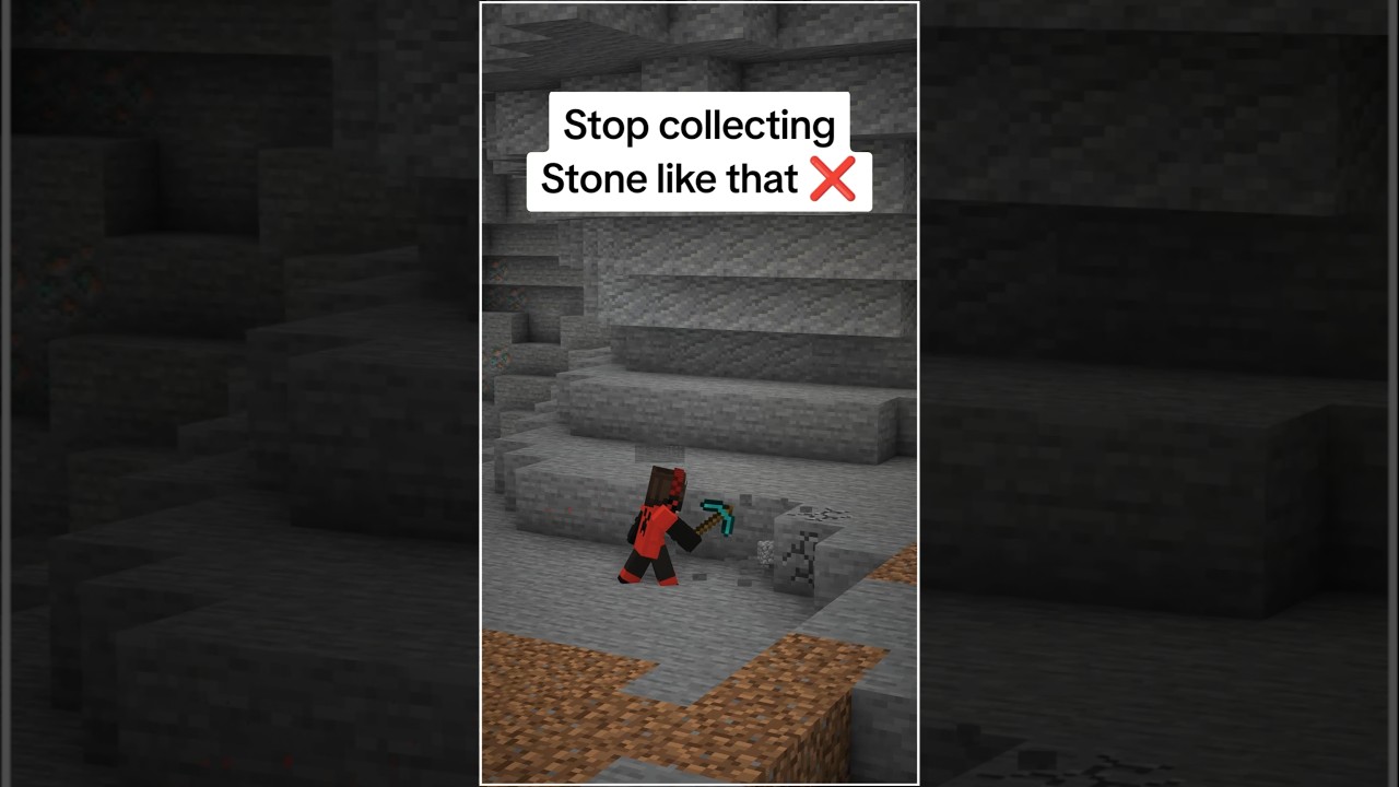 Minecraft Easy Stone Farm! 🔥