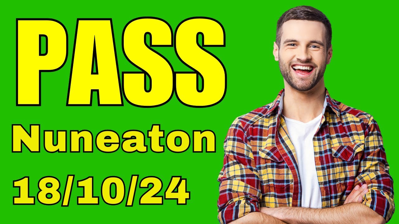 Real Driving Test PASS 18/10/2024 Nuneaton Dashcam Footage