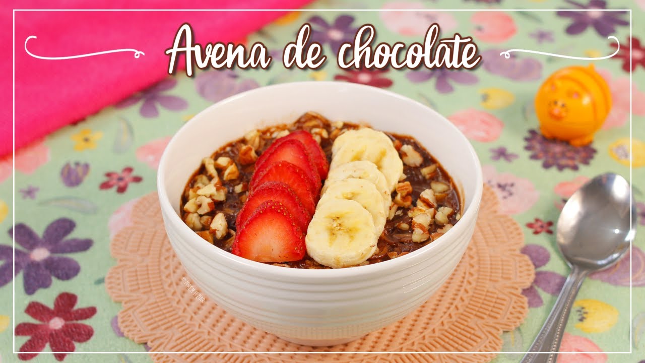 AVENA DE CHOCOLATE 🍫 SALUDABLE Y DELICIOSA 😋 | Mirem Itziar ❤