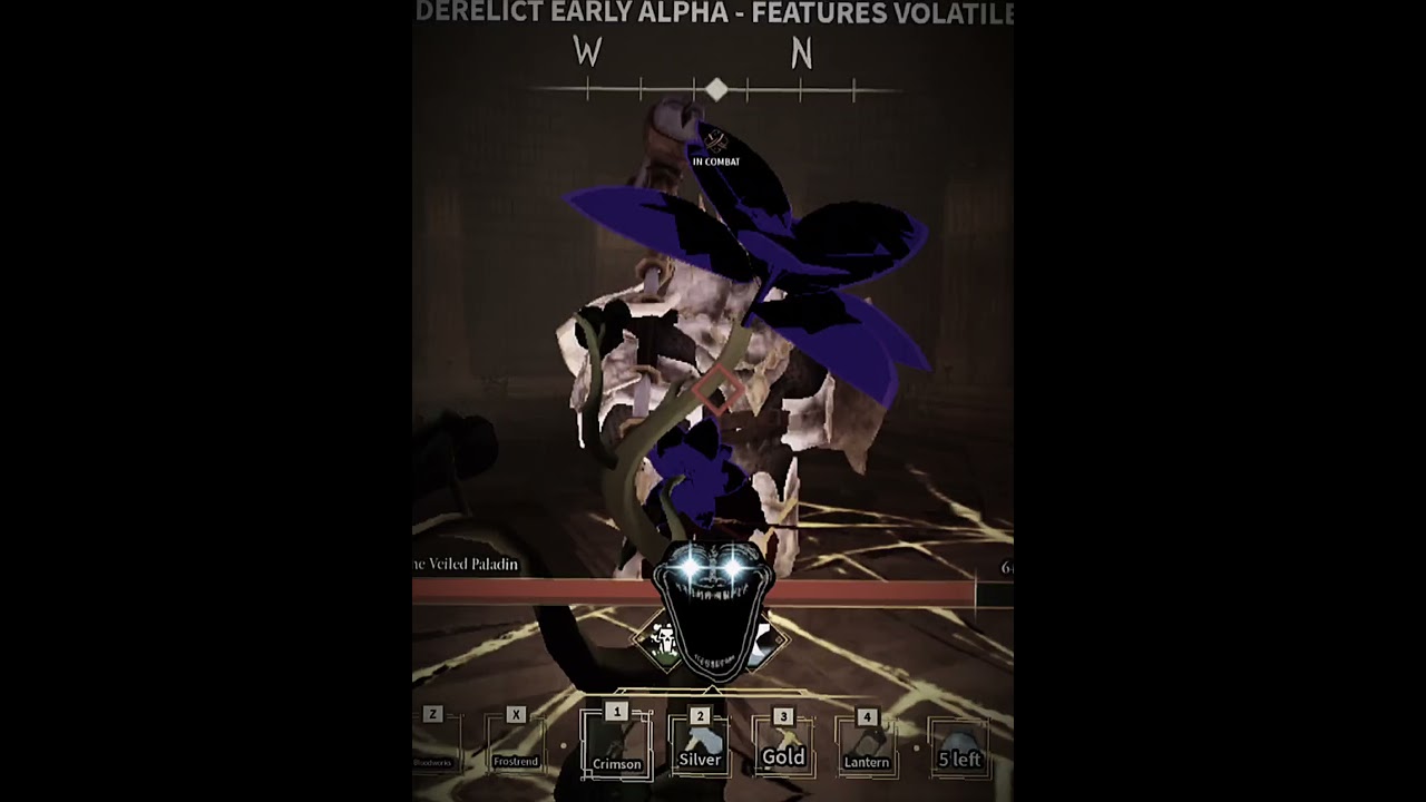 Defeating Paladin (4.25x difficulty) in Derelict #derelict #roblox #gameplay