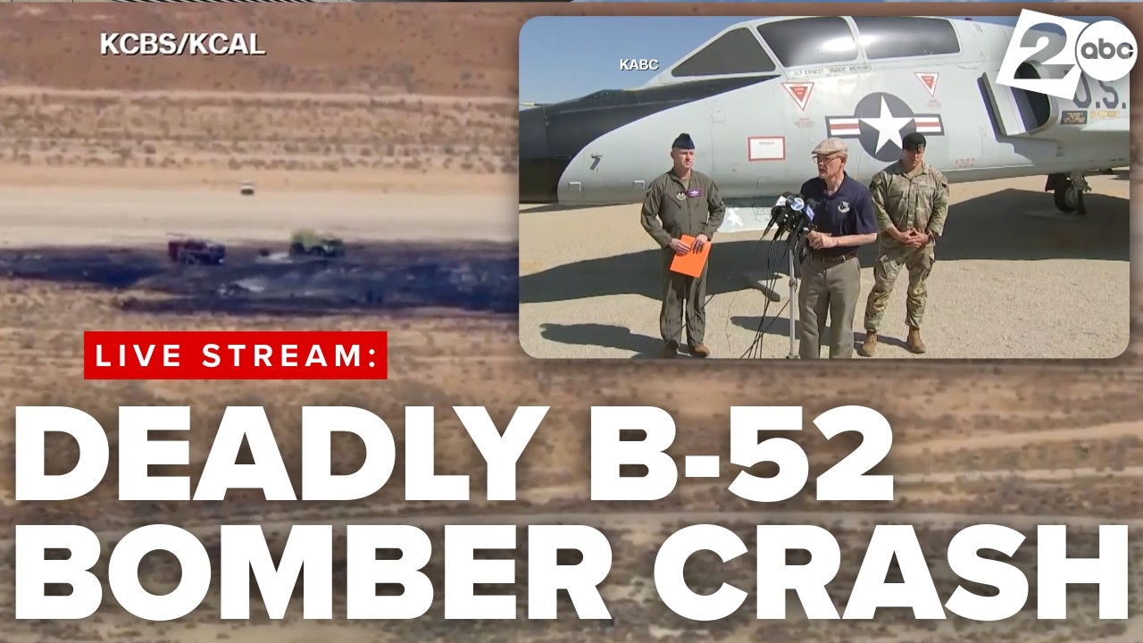 СРОЧНО: 8 человек предположительно погибли в результате крушения B-52 ВВС США после взлета на ави...
