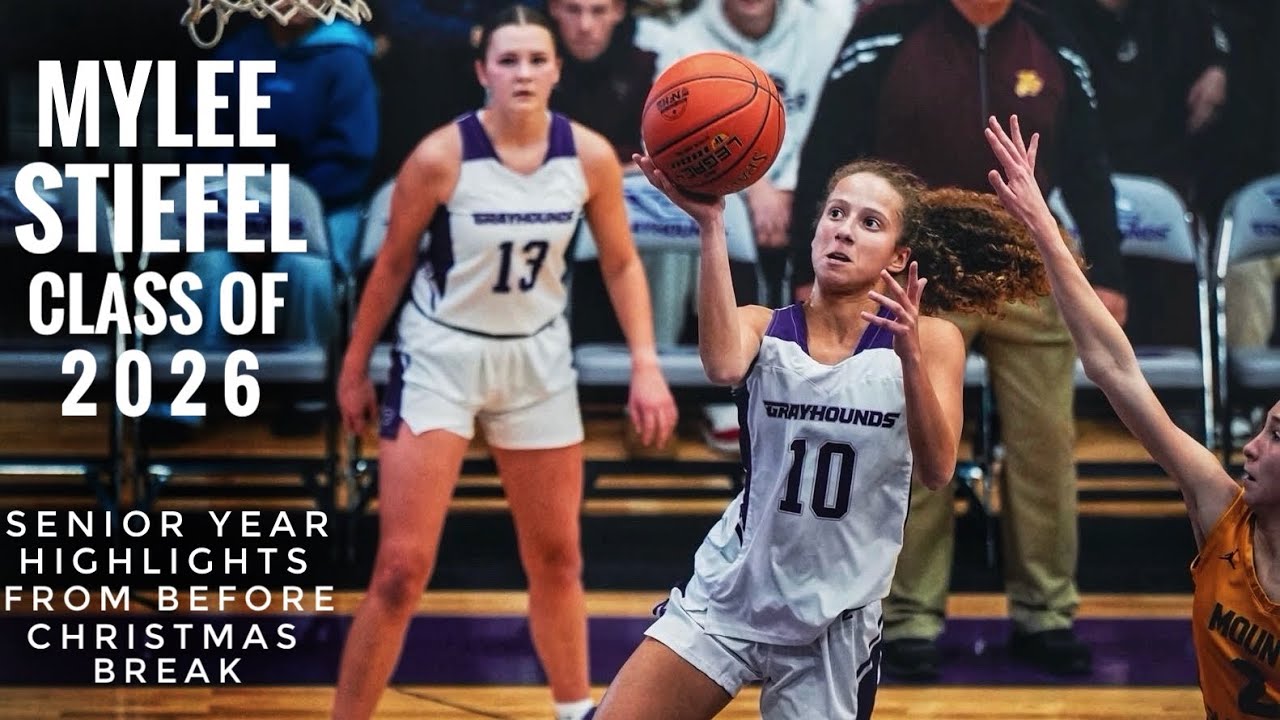 Senior Year Basketball Highlights Before Christmas Break - Mylee Stiefel