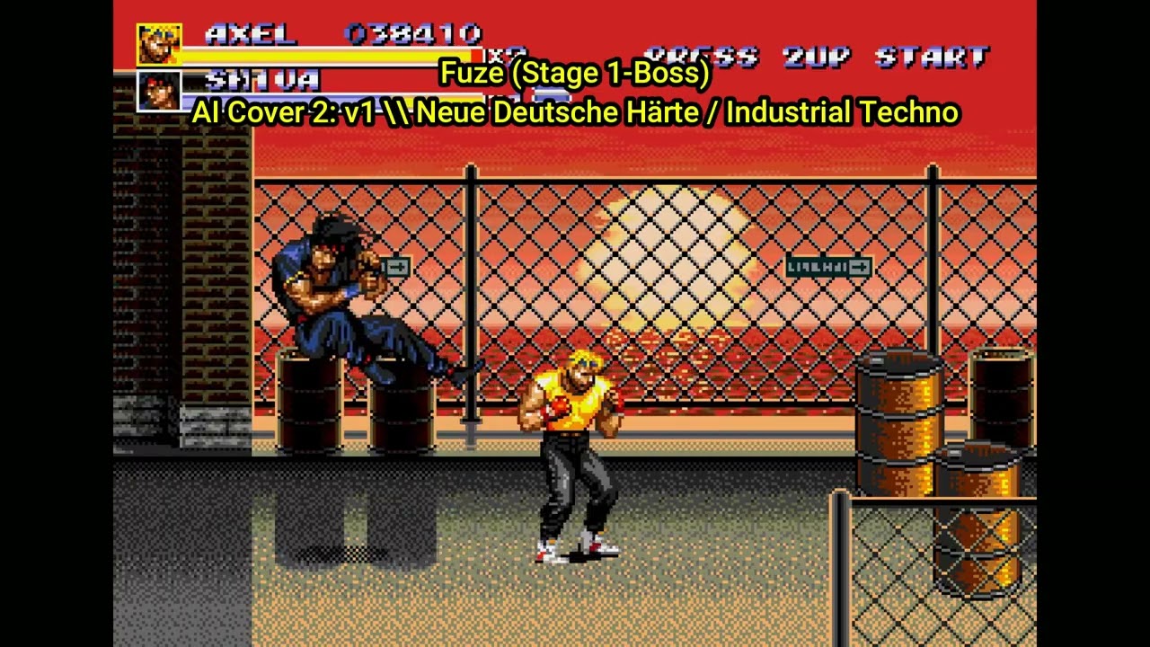 Streets Of Rage 3 - Fuze (Stage 1-Boss) [AI Cover 2: v1] \\ Neue Deutsche Härte / Industrial Techno