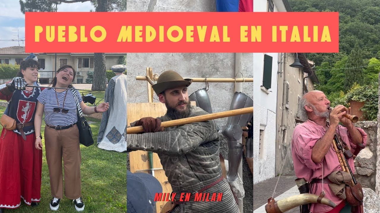 Paseo por un pueblo medioeval en Italia y las clases continuan...