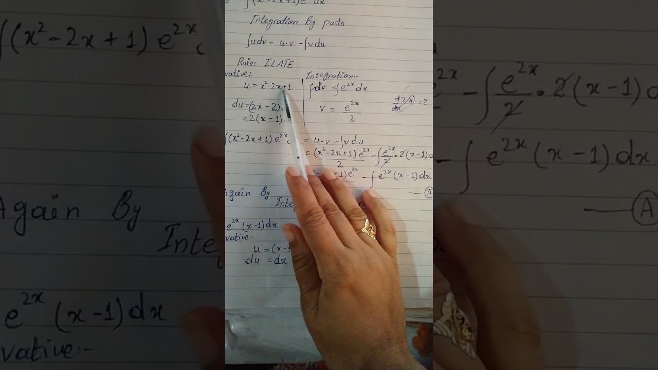 Integration by parts|Q#3