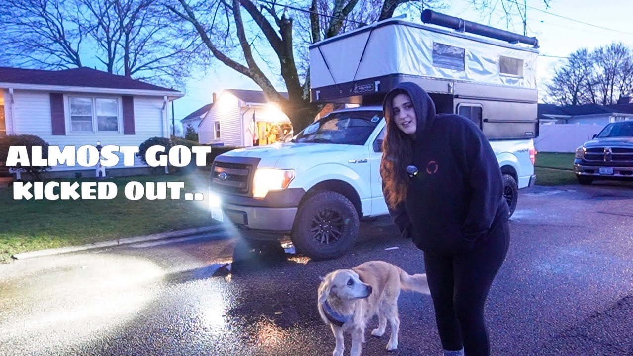 Solo Suburban Neighborhood Truck Camping