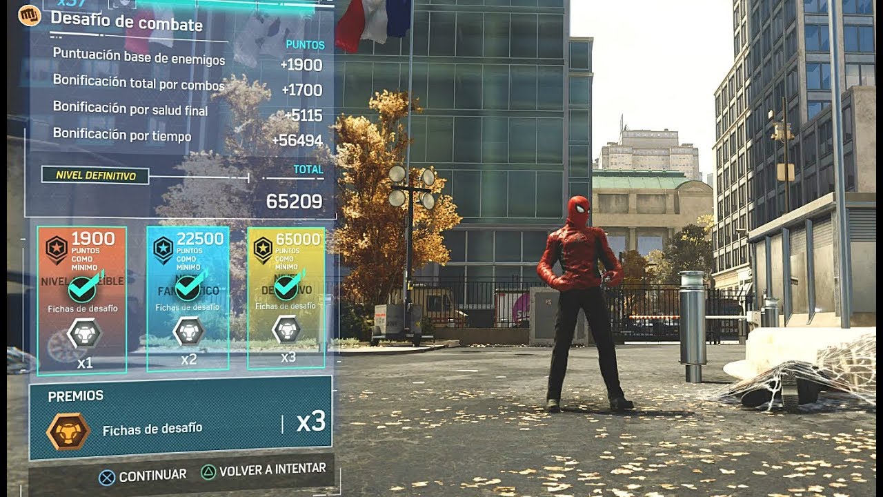 COMO OBTENER EL MAYOR PUNTAJE EN LOS DESAF&Iacute;OS DE COMBATE - SPIDER-MAN