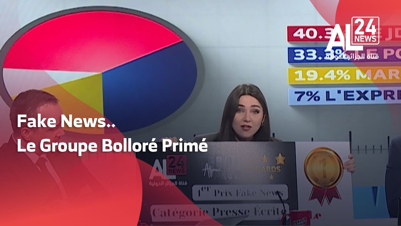 Le groupe Bolloré Champion toutes catégories de la Fake News