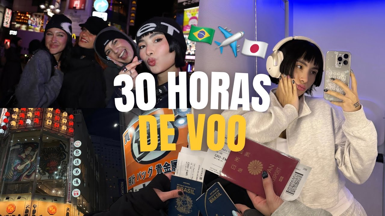 COMO FOI VOLTAR PRO JAP&Atilde;O🇧🇷🇯🇵*30h de voo + primeira noite em tokyo*