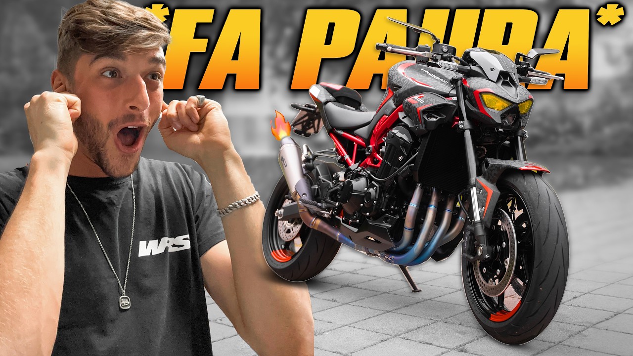 SUONA COME UNA SBK! 🔥 Nuovo scarico e grafica Z900 2025