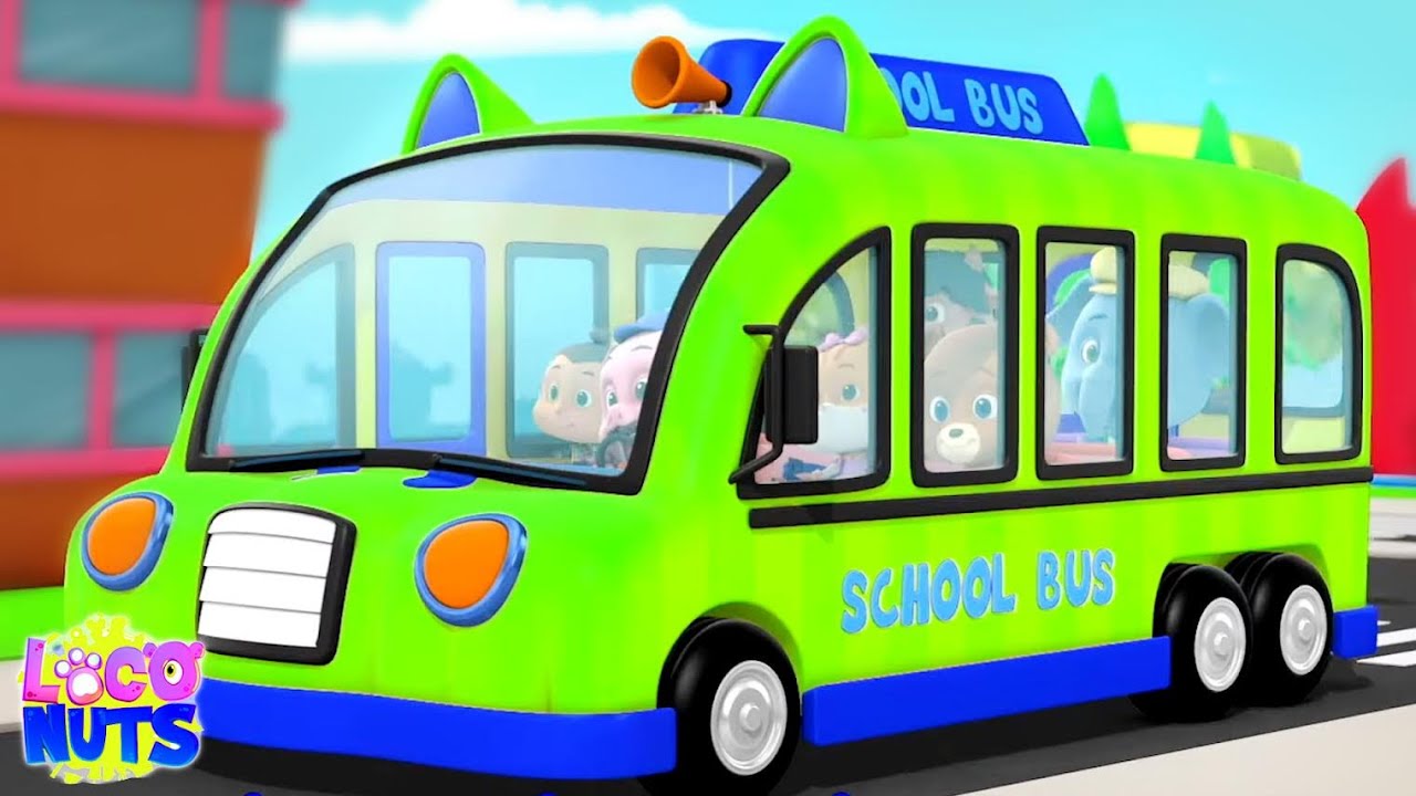 Wheels On The Bus School Bus and Vehicle Songs for Babies