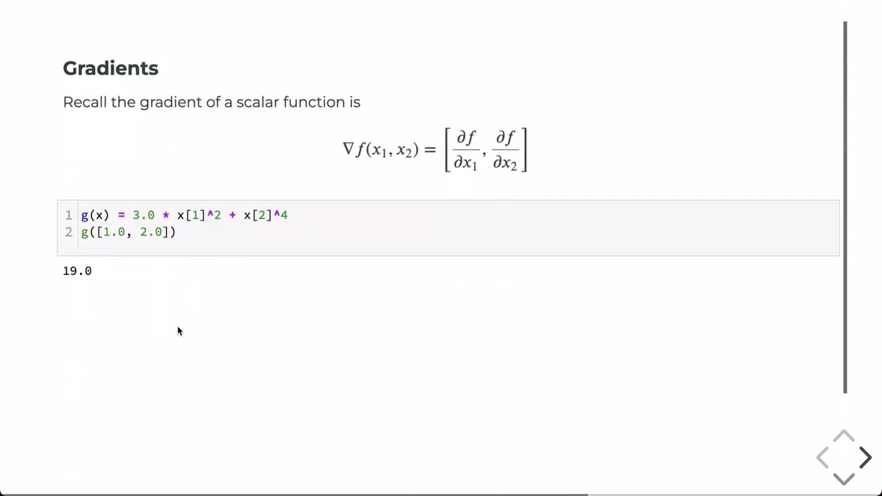 Automatic Differentiation in Julia with ForwardDiff.jl
