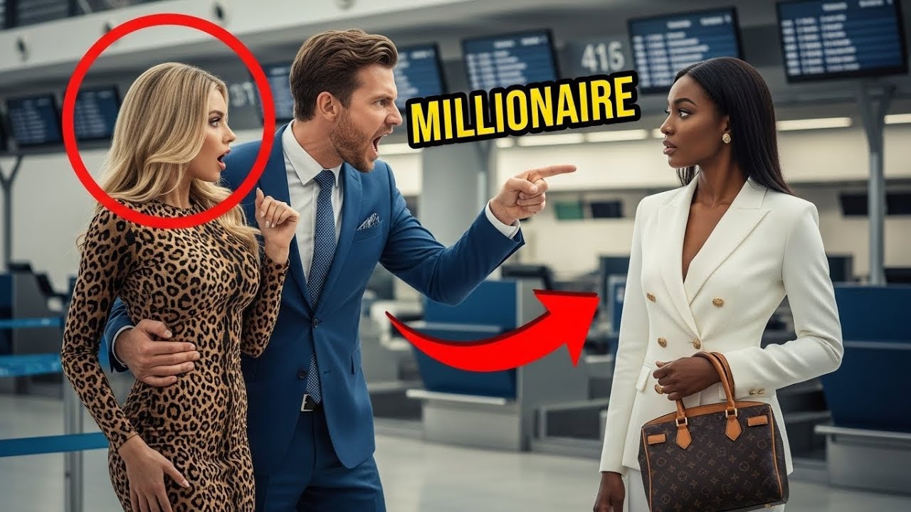 MILLIONAIRE MOCKS HIS BLACK EX-WIFE AT THE AIRPORT… THEN AN $80M PRIVATE JET CHANGES EVERYTHING