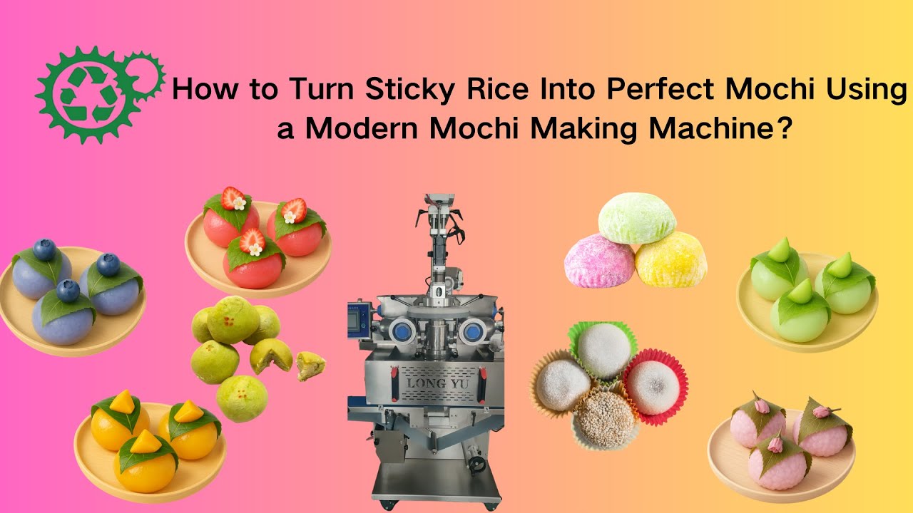 Mochi Making Machine for apanese Mochi Daifuku Dorayaki Filled Cakes Korean Rice Cake Balls Chapssal
