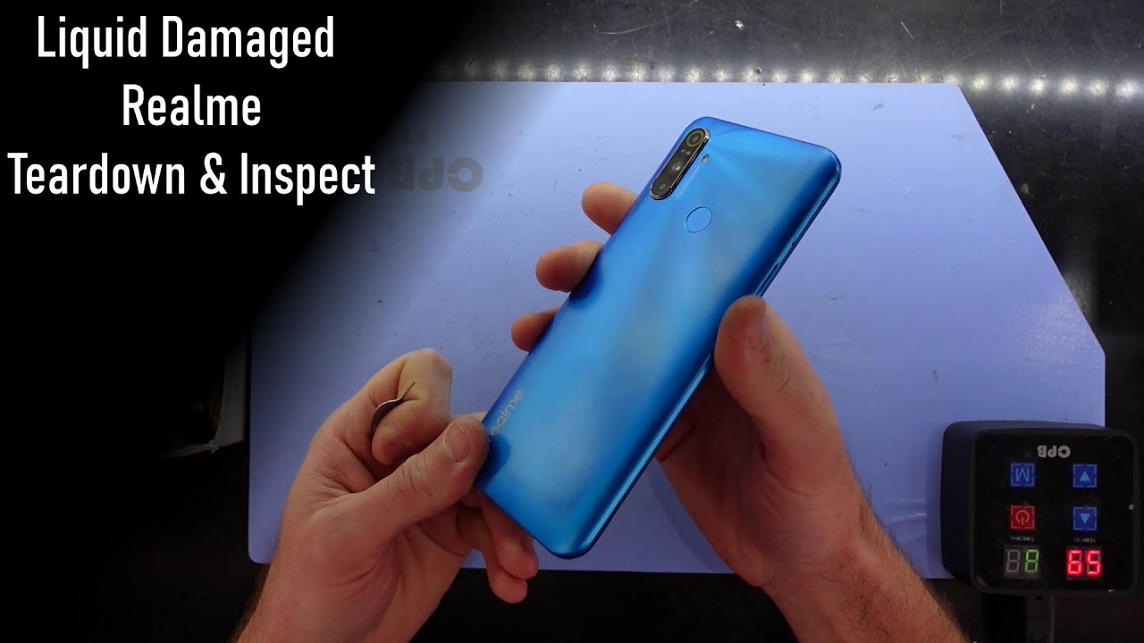 Realme water damage repair, my thoughts as i do it