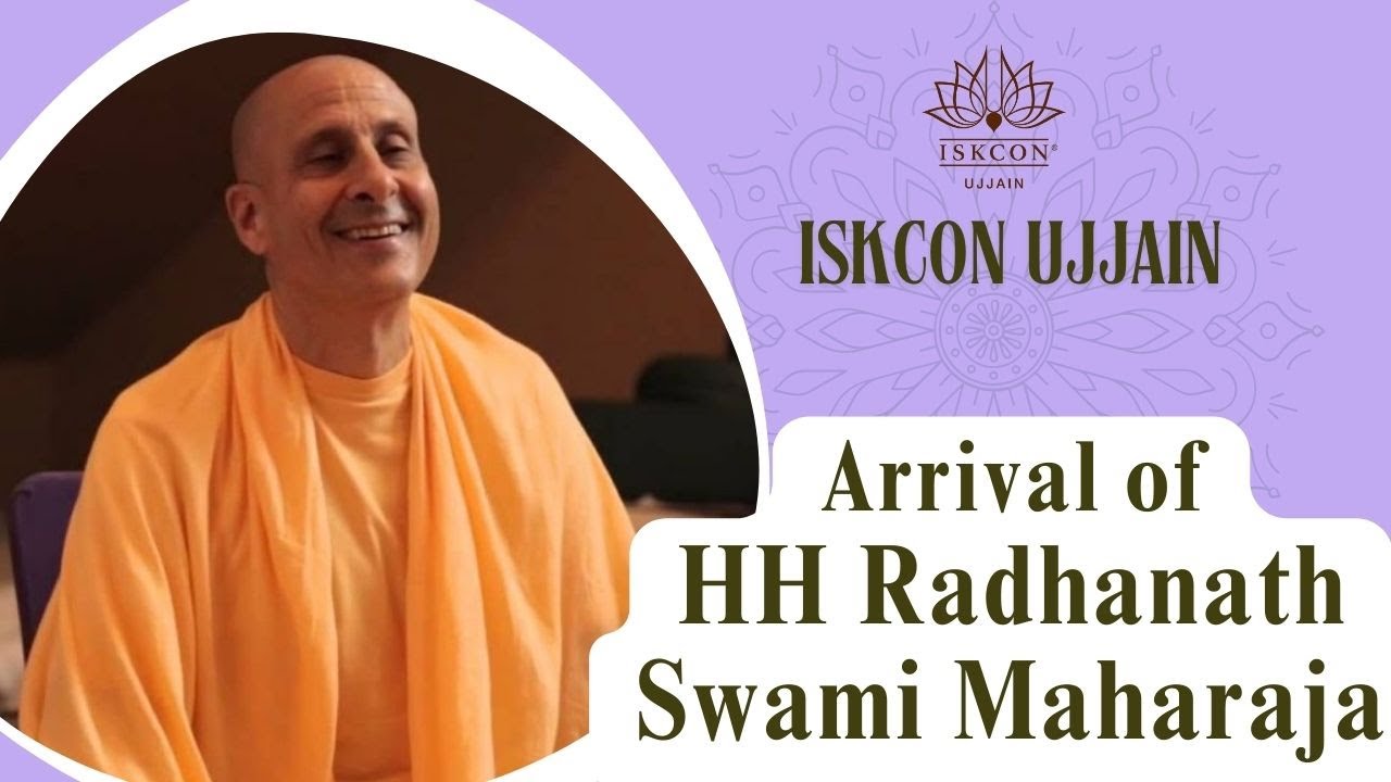 HH Radhanath Swami Maharaj Arrival | SPMF 2024
